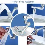 Aérateur robinet 360° mousseur pivotant économiseur d’eau