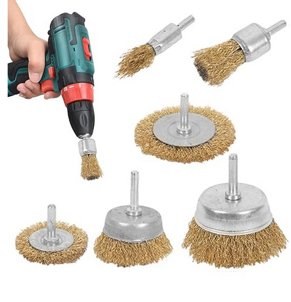 EUX DE BROSSE MÉTALLIQUE 5PCS DASTOOL