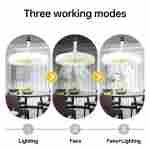 Plafonnier LED et Ventilateur avec Télécommande Été/Hiver multi mode de fonction – Image 3