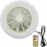 Plafonnier LED et Ventilateur avec Télécommande Été/Hiver multi mode de fonction – Image 6