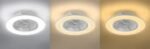 Plafonnier LED et Ventilateur avec Télécommande Été/Hiver multi mode de fonction – Image 7