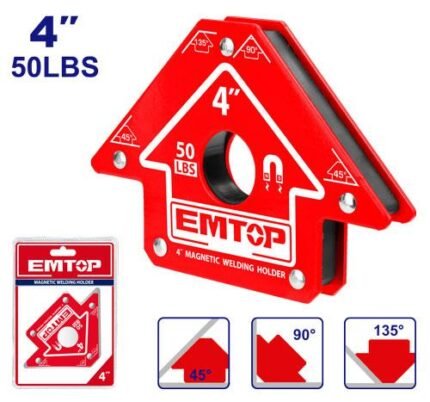 Support magnétique soudage professionnel EMTOP 
 4'' EMWH50042