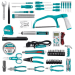 Caisse à outils 51 pièces TOTAL TKTTSKO512 – Kit complet de bricolage, entretien et communication