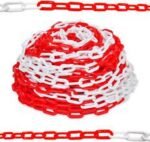 Chaîne Plastique N°06 – 25m Rouge/Blanc – Image 4