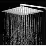 Pomme de Douche Carrée en Inox 10x10 cm .