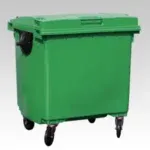 Poubelle container 1100L 4 roues – Bac à déchets grande capacité professionnel