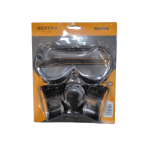 Kit masque à poussière 2 filtres + lunettes TC0499 BEETRO – Protection respiratoire et oculaire professionnelle – Image 2