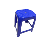 Tabouret LUX GM blanc/bleu – Tabouret grand modèle design, robuste et confortable – Image 2