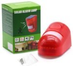 Sirène lampe alarme extérieure solaire – Alarme sans fil 129 dB avec détection de mouvement et éclairage LED – Image 3