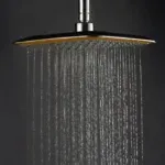 Pomme de Douche Carrée en Inox 10x10 cm . – Image 2