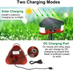 Alarme animaux capteur infrarouge solaire extérieur jardin – Image 4