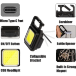 Mini Lampe Portative COB G1-6 10325-13 Ultra Compacte – Image 2