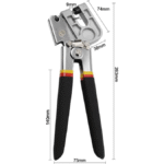 Pince à Sertir Profil Placo 250mm (10") Keel Forceps – Sertissage Ossature Plâtre Pro - الصورة 2