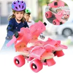 Patins à Roulettes 4 Roues Réglables Sécurité Enfant