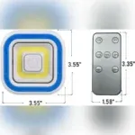 3 Spots LED multifonctions Sans Fil à Piles avec Télécommande – Image 4