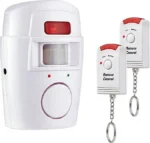 Mini alarme détecteur de mouvement avec 2 télécommandes – Sirène sans fil 105 dB, sécurité maison et bureau – Image 2