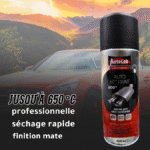 Peinture aérosol auto haute température noir 400ml AUTOLAB