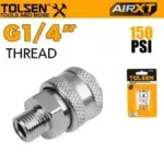 Raccord Rapide Mâle 1/4" Tolsen 72811 Acier Pro