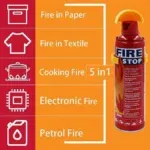 Extincteur Jetable 500ml Fire Stop Portable Sécurité – Image 3