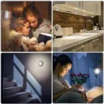 3 Spots LED multifonctions Sans Fil à Piles avec Télécommande – Image 5