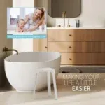 Tabouret salle de bain blanc GM – Sécurité & confort – Image 4