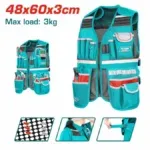 Gilet de Travail Multi-Poches Total TTVT16025 Pro Confort