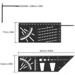 Équerre de Mesure 3D Multifonction TC0323 Beetro Pro – Image 3