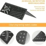 Équerre de Mesure 3D Multifonction TC0323 Beetro Pro – Image 4