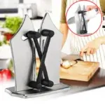 Aiguiseur de Couteaux Manuel Forme V Compact Universel Cuisine