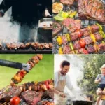 Barbecue pliable portatif GM Extérieur et intérieur Grille – Image 3