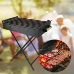 Barbecue pliable portatif GM Extérieur et intérieur Grille