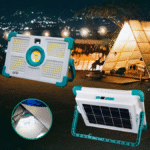 Projecteur 188 LED 100W Ultra Puissant panneau Solaire Extérieur Étanche