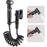 Douchette d’Ablution + Robinet Double Service Gris GSTOP – Image 4