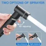 Douchette d’Ablution + Robinet Double Service Gris GSTOP – Image 2
