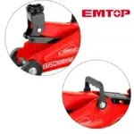 Cric à chariot hydraulique 2T EMTOP EHJK2021 – Compact & robuste – Image 2