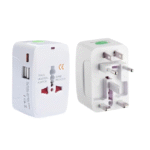 Adaptateur Prise International et chargeur type c  + USB x2 2.4A avec Protector Universel - الصورة 3