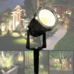 Projecteur Paysage 220V Vert Pivot Jardin 7W Étanche IP65 – Image 2