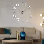 Horloge Murale Décoration Golden Home pour Salon, Bureau ou Espace Moderne