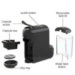 Machine à Café Capsules 2en1 1450W Kitchen Pro Compact – Image 3