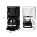 Cafetière 12-14 Tasses 1,5L Noir/Blanc Clatronic KA 3473 – Image 3
