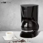 Cafetière 12-14 Tasses 1,5L Noir/Blanc Clatronic KA 3473