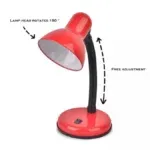 Lampe de Bureau Rouge Flexible 203 Douille E27 – Image 2