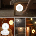 Lampe Intelligente LED et Détection de Mouvement rechargable USB Ronde