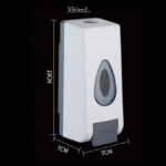Porte-Savon Liquide Blanc Metrotec – Hygiène Pratique & Design Épuré – Image 2
