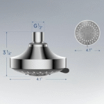 Pomme de Douche Ronde Chrome 59285 – Élégance Moderne - الصورة 2