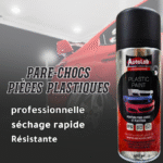 Peinture aérosol pare-choc plastique 400ml AUTOLAB
