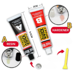 Colle Araldite 2 Tubes Grand Modèle Quick Époxy Résistante