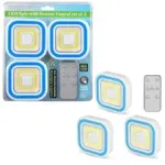 3 Spots LED multifonctions Sans Fil à Piles avec Télécommande – Image 7