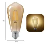 Lampe LED Classic Éclairage Vintag 4-35W ST64 E27 Philips - الصورة 2