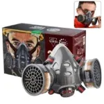 Masque Respiratoire avec Lunette 8201 – 2 Filtres Gel Silice – Image 3